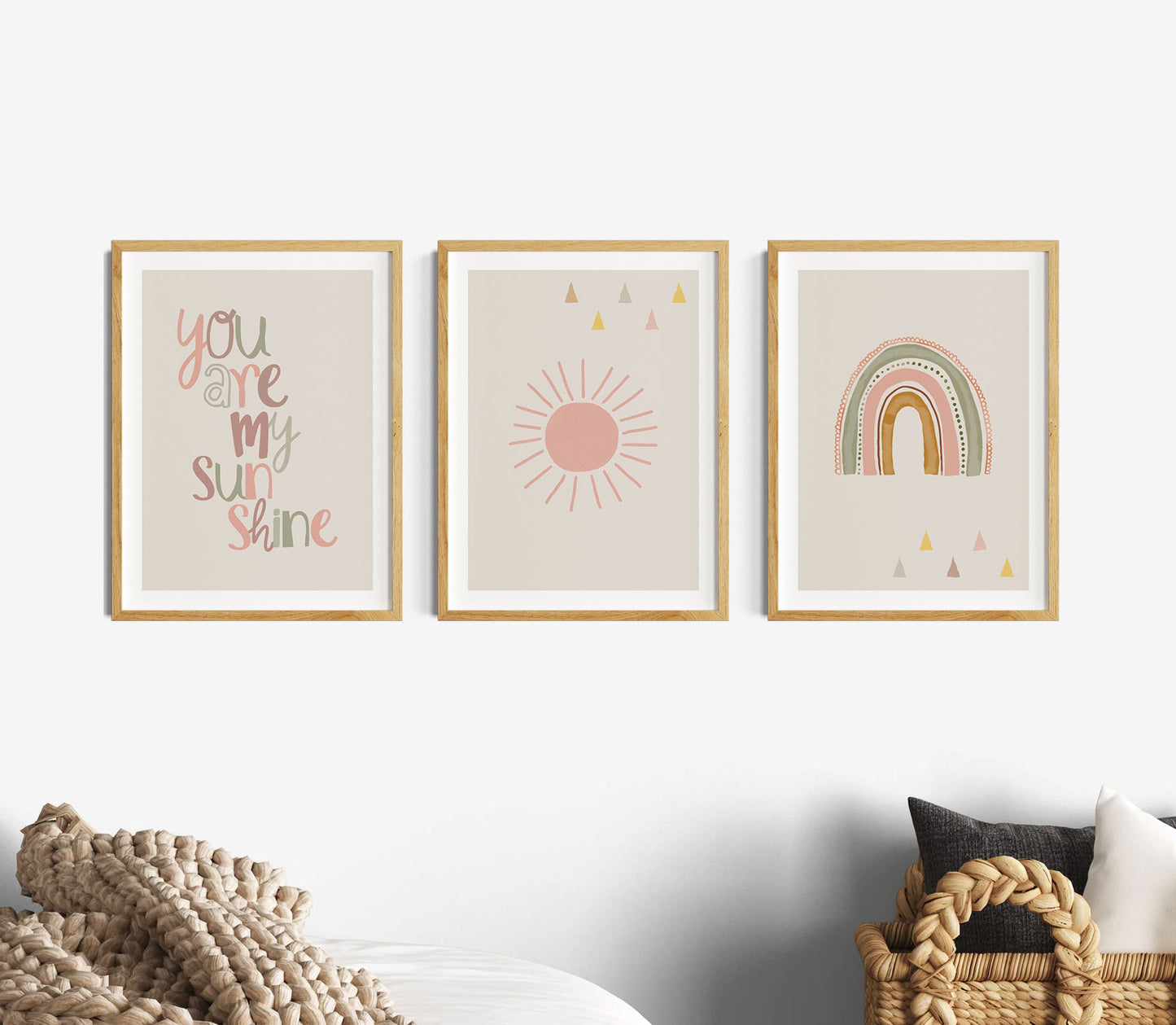 Regenbogen | Sonne | You are my sunshine | 3er