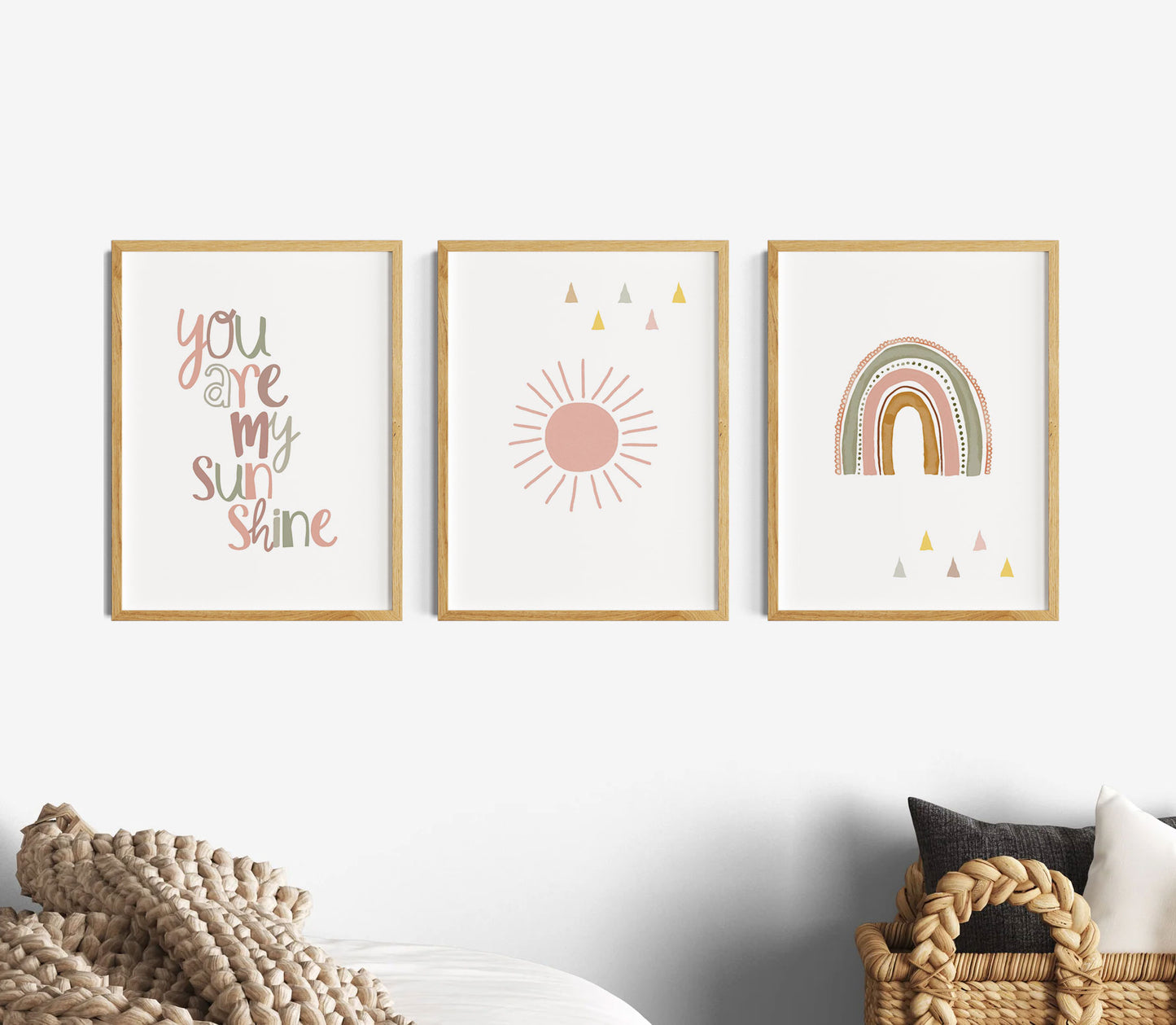 Regenbogen | Sonne | You are my sunshine | 3er